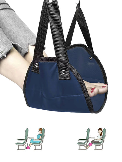 Portable Foot Mat - Adjustable Strap Office Resting Foot Mat Foot Hammock Foot Mat Lazy Man Magic Travel Magic Travel Airplane