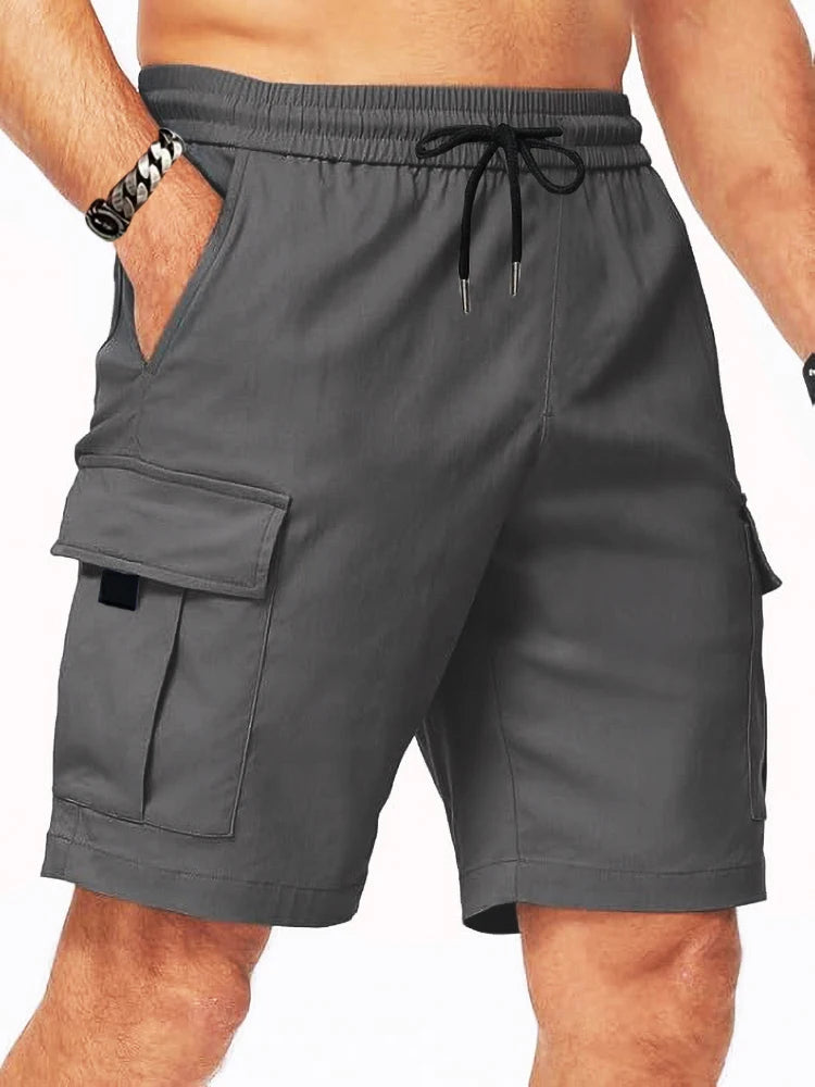 2025 New Men's Cargo Shorts Multi-Pocket Overalls Summer Light weight Comfortable Pants Outdoor Casual Sports Pants