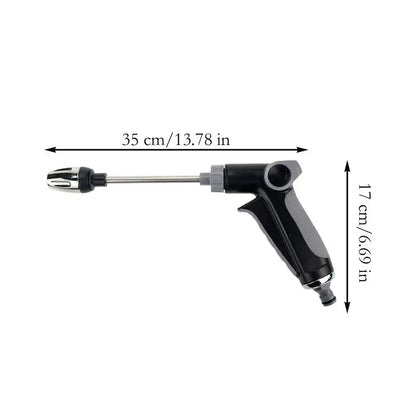 Hose Sprayer Nozzle High-Pressure Water Hose Nozzle Long Head Leak-Proof Heavy Duty Irrigation Tool For Car Washing Floor