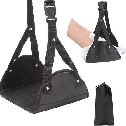 Portable Foot Mat - Adjustable Strap Office Resting Foot Mat Foot Hammock Foot Mat Lazy Man Magic Travel Magic Travel Airplane