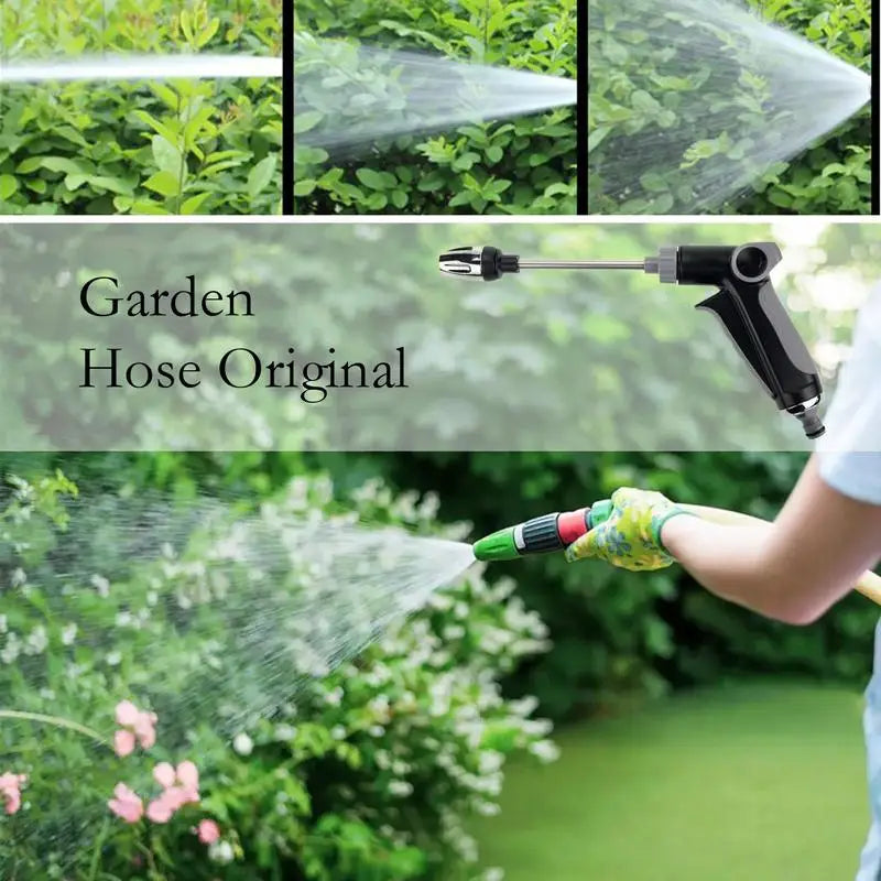 Hose Sprayer Nozzle High-Pressure Water Hose Nozzle Long Head Leak-Proof Heavy Duty Irrigation Tool For Car Washing Floor