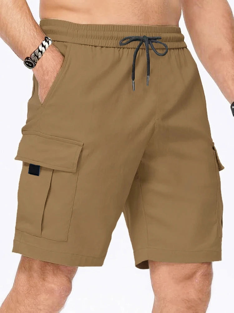 2025 New Men's Cargo Shorts Multi-Pocket Overalls Summer Light weight Comfortable Pants Outdoor Casual Sports Pants